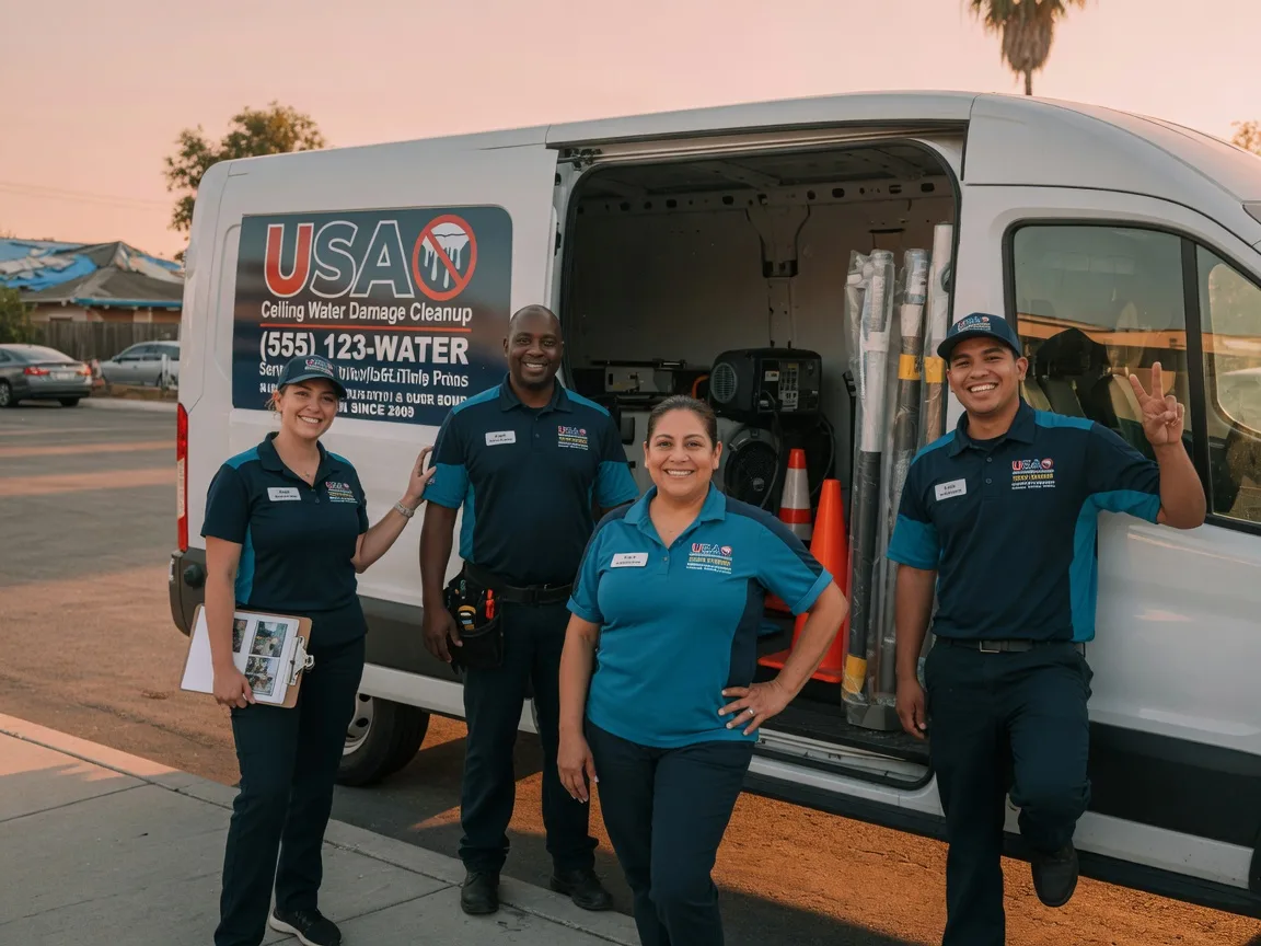 Ceiling Water Damage Restoration company in Woodland, WI