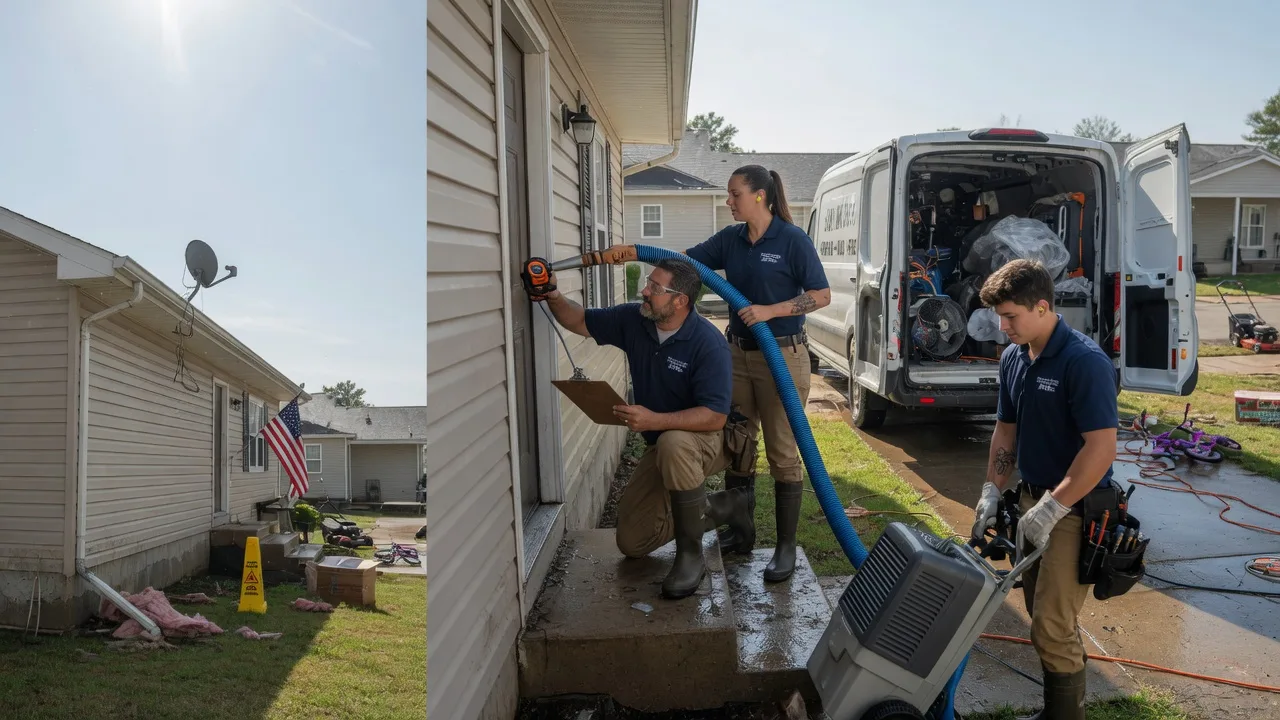 Ceiling Water Damage Restoration in Woodland, WI near me